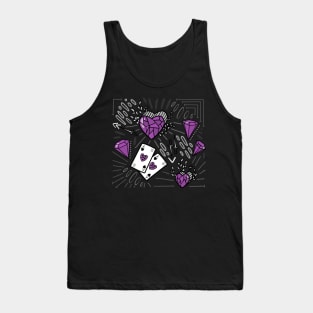 Purple Ace Tank Top